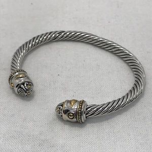 New 2 tone cable bracelet